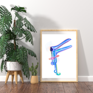 Speculum Gynecology Art