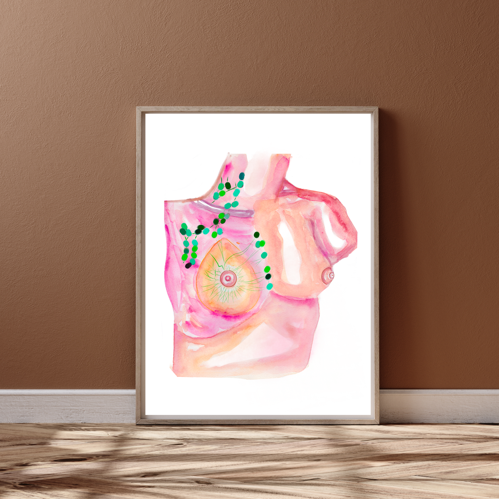 Breast Lymph Nodes Anatomy Art