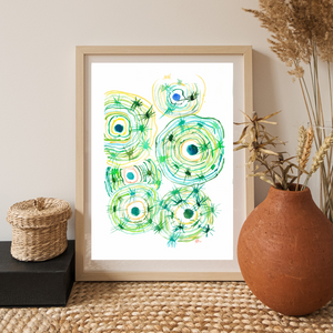 Osteon Bone Histology Art Print