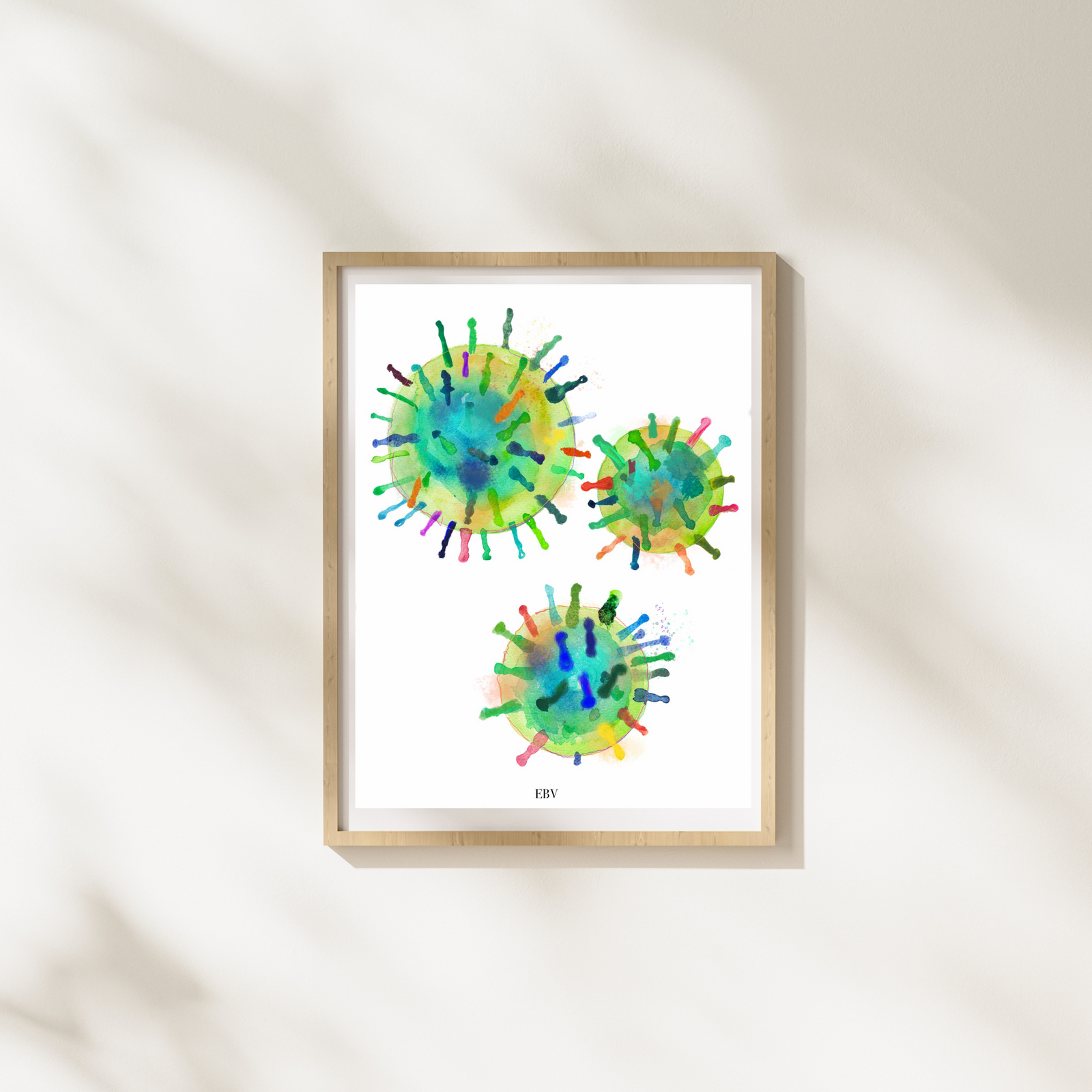 EBV Microbiology Art Print