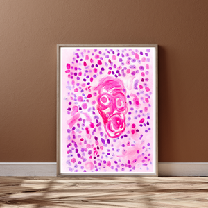 Thymus Histopathology Art Print, Pathology Wall Art