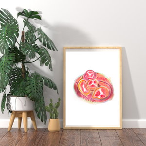 Heart Valve Anatomy Art Print