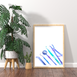 Dental Instruments Art Print