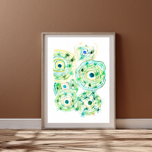 Osteon Bone Histology Art Print