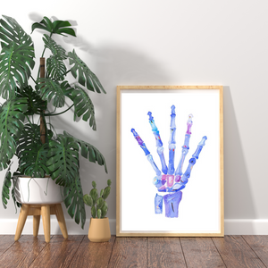 Hand Anatomy Art Print