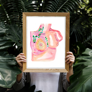 Breast Lymph Nodes Anatomy Art