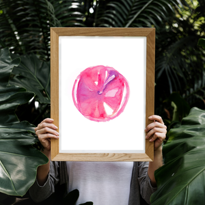 Eardrum - Tympanic Membrane Watercolor Art Print