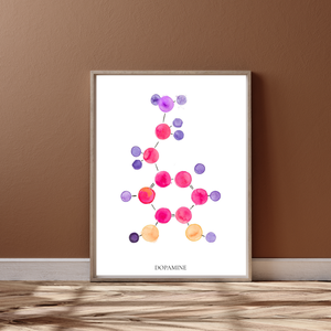 Dopamine Watercolor Art