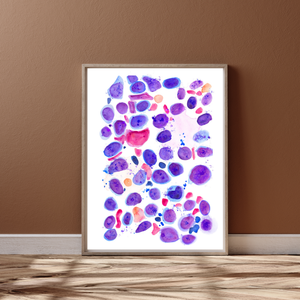 Veterinary Pathology - Dog Lymphoma Histopathology Art