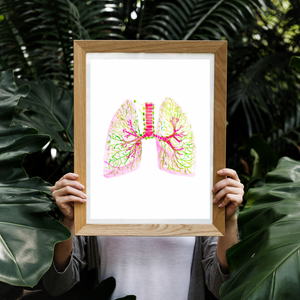 lung oncology artwork