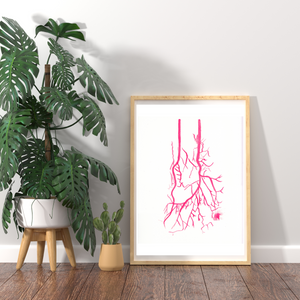 Tibio-Pedal Artery Art Print