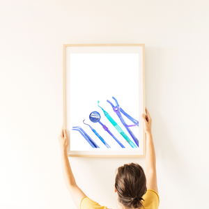 Dental Instruments Art Print