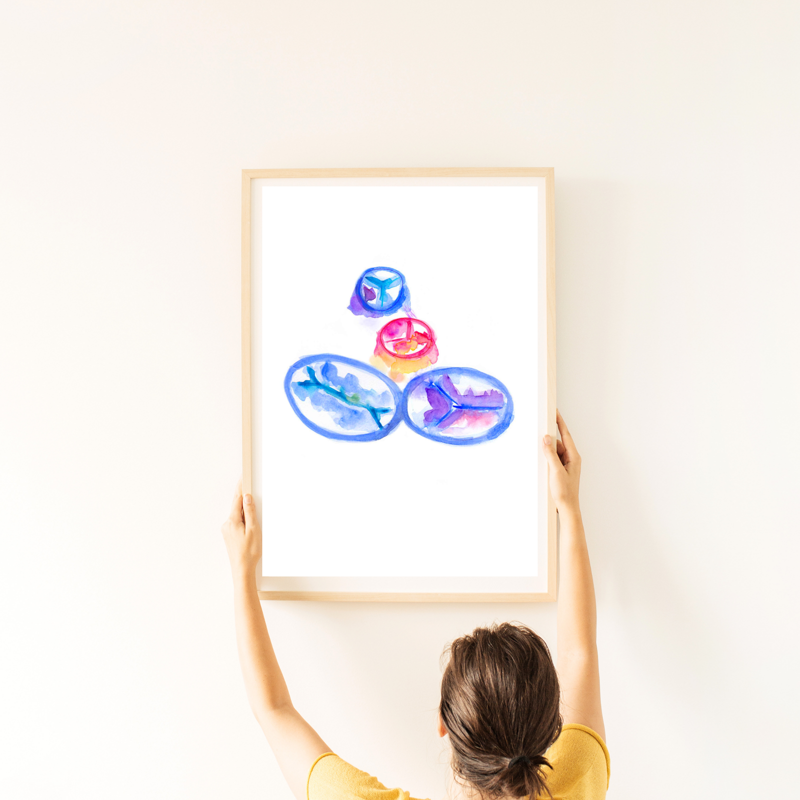 Heart Valves Abstract Art Print