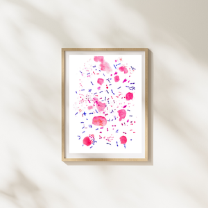 Clostridium Difficile Watercolor Art Print