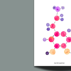 Dopamine Watercolor Art