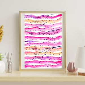 Neuromuscular Junction Watercolor Art