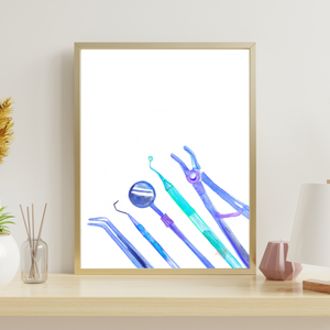 Dental Instruments Art Print
