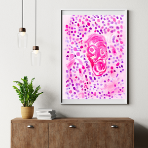 Thymus Histopathology Art Print, Pathology Wall Art