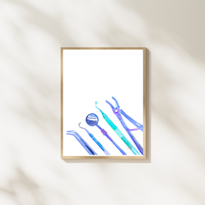 Dental Instruments Art Print