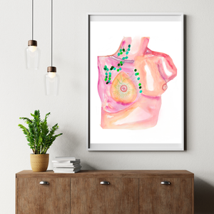 Breast Lymph Nodes Anatomy Art