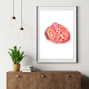 Heart Valve Anatomy Art Print