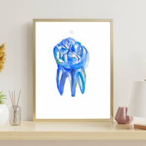 Tooth Anatomy Art Print