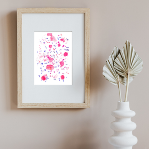 Clostridium Difficile Watercolor Art Print