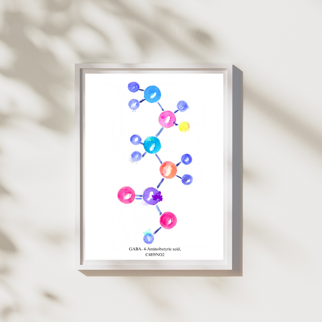 neurotransmitter art print