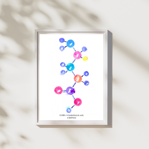 gaba molecule art