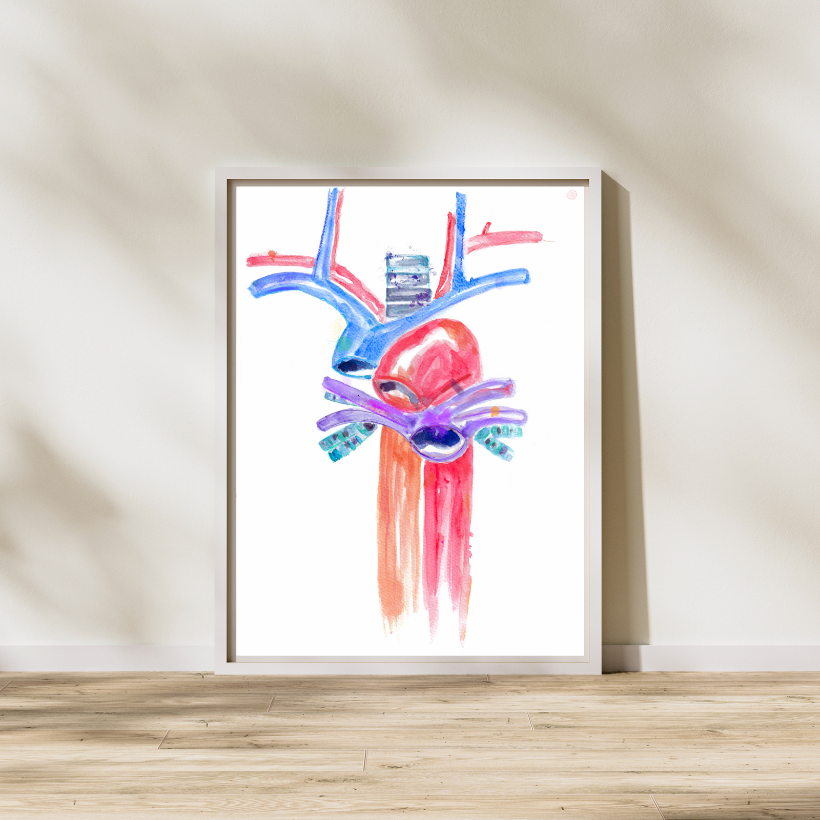 aorta anatomy art print