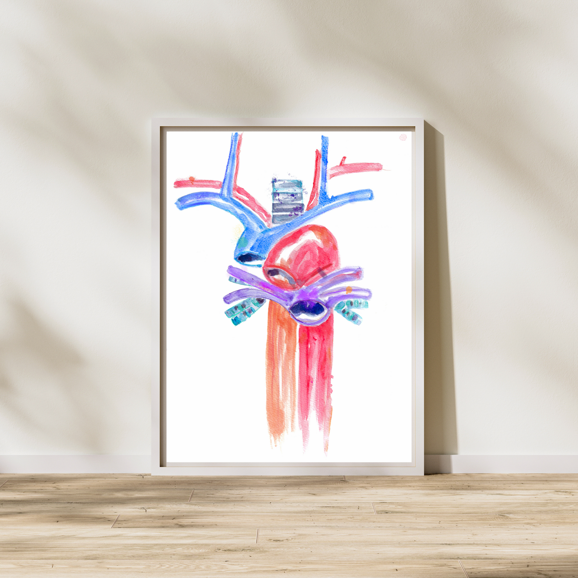 aorta anatomy art print