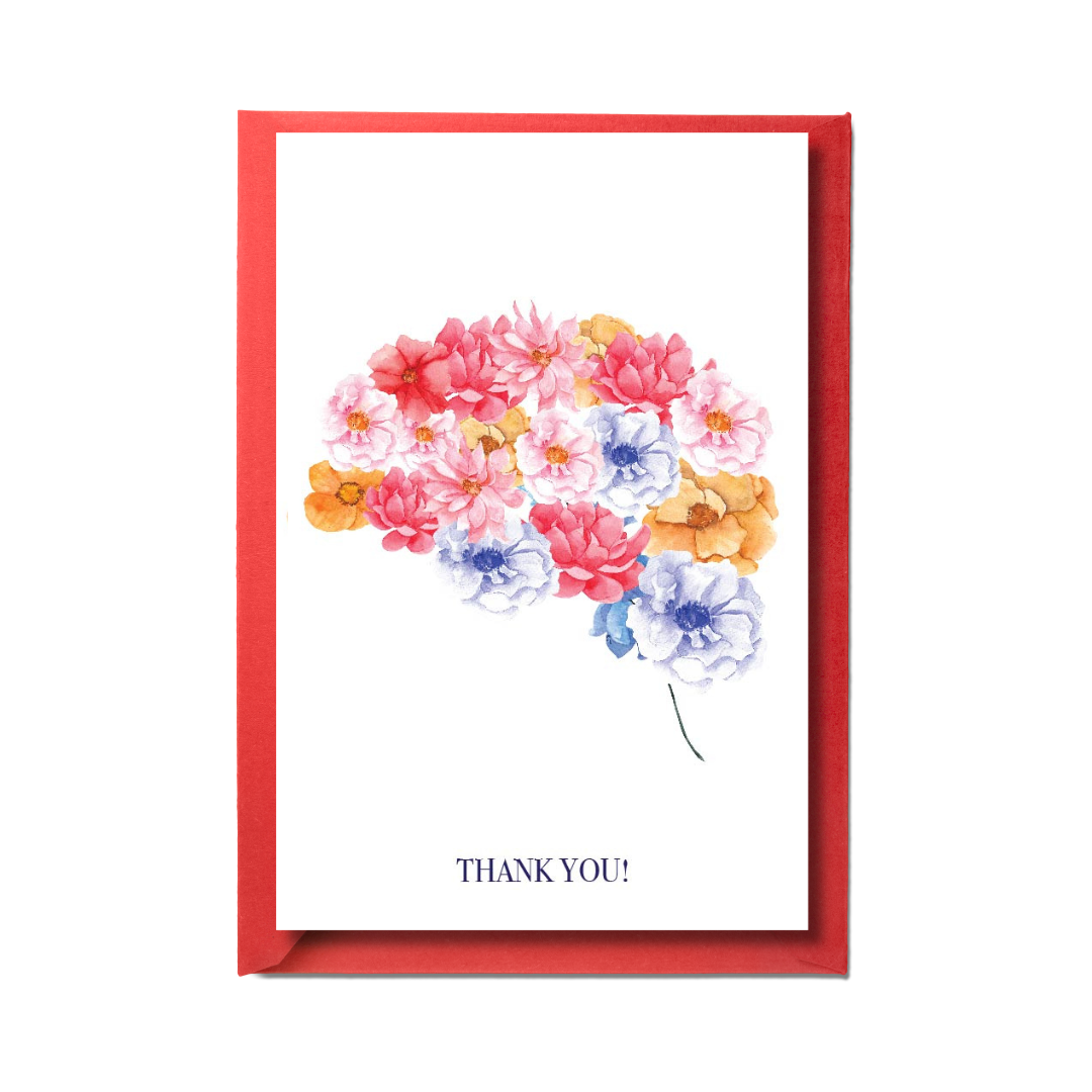 Brain Flower Medical Thank You Card