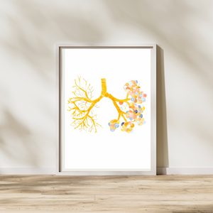 Alveoli Abstract Anatomy Art