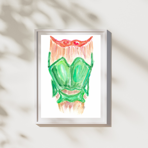 Larynx Anatomy Art