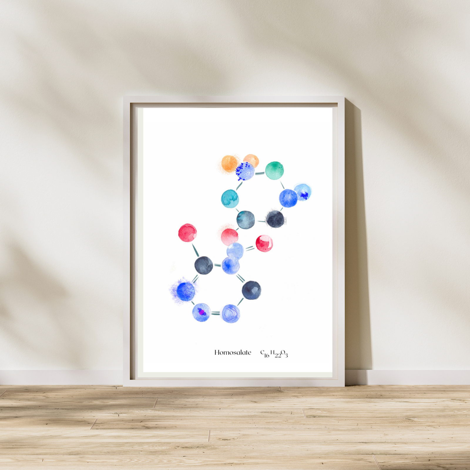 Homosalate Sunscreen Molecule Art (Copy)