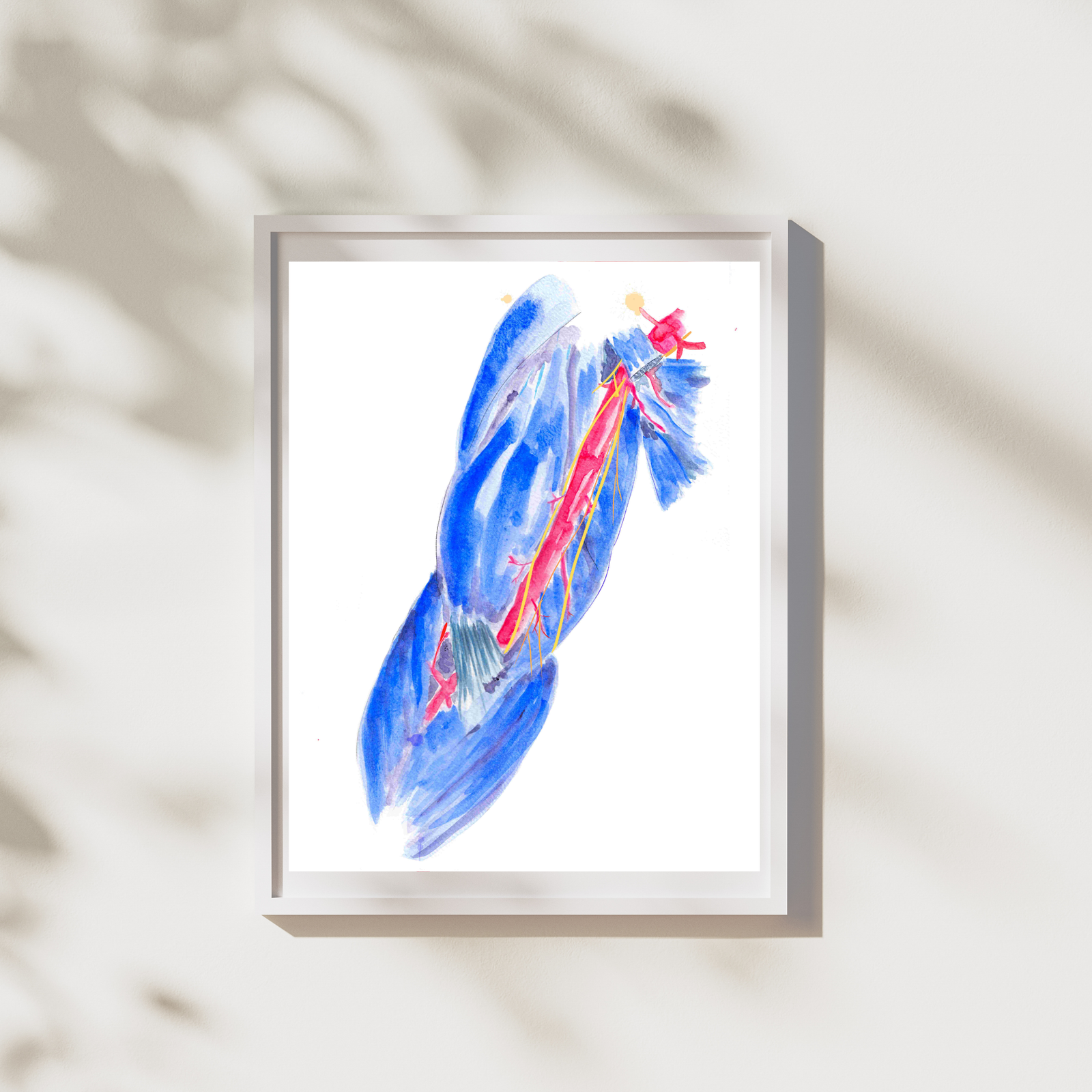 arm anatomy watercolor painting