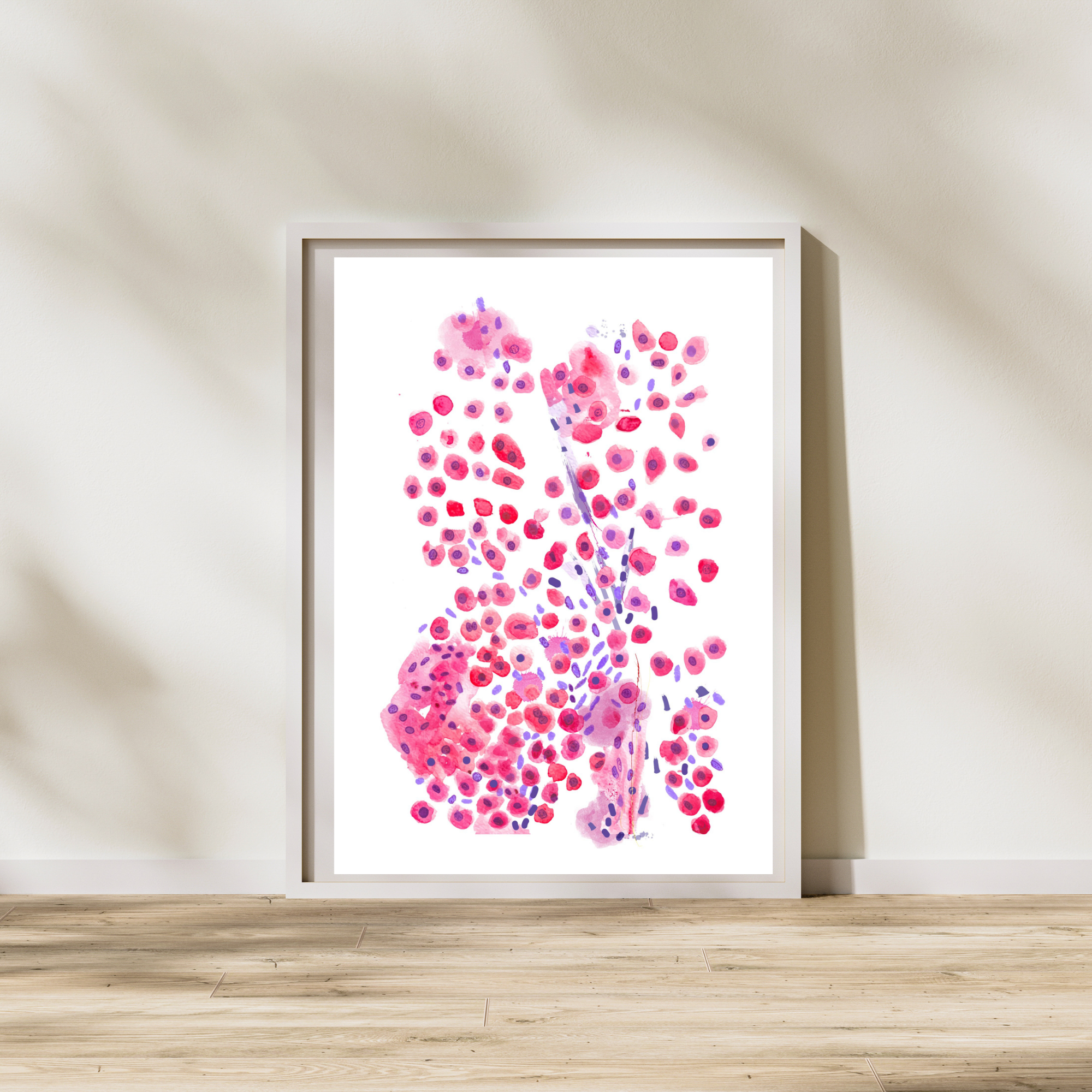 hepatocellular carcinoma awareness art print