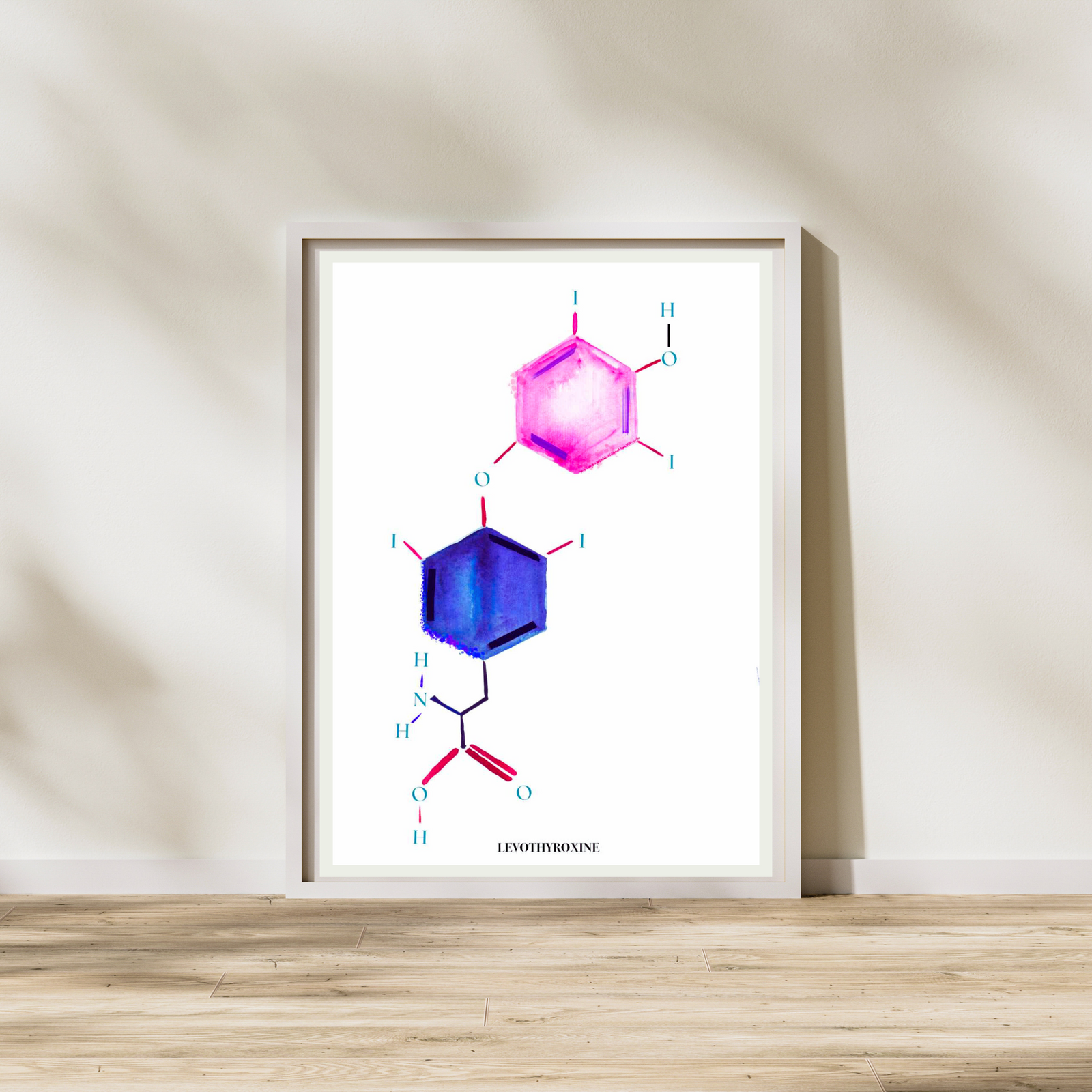 Levothyroxine Molecule Art
