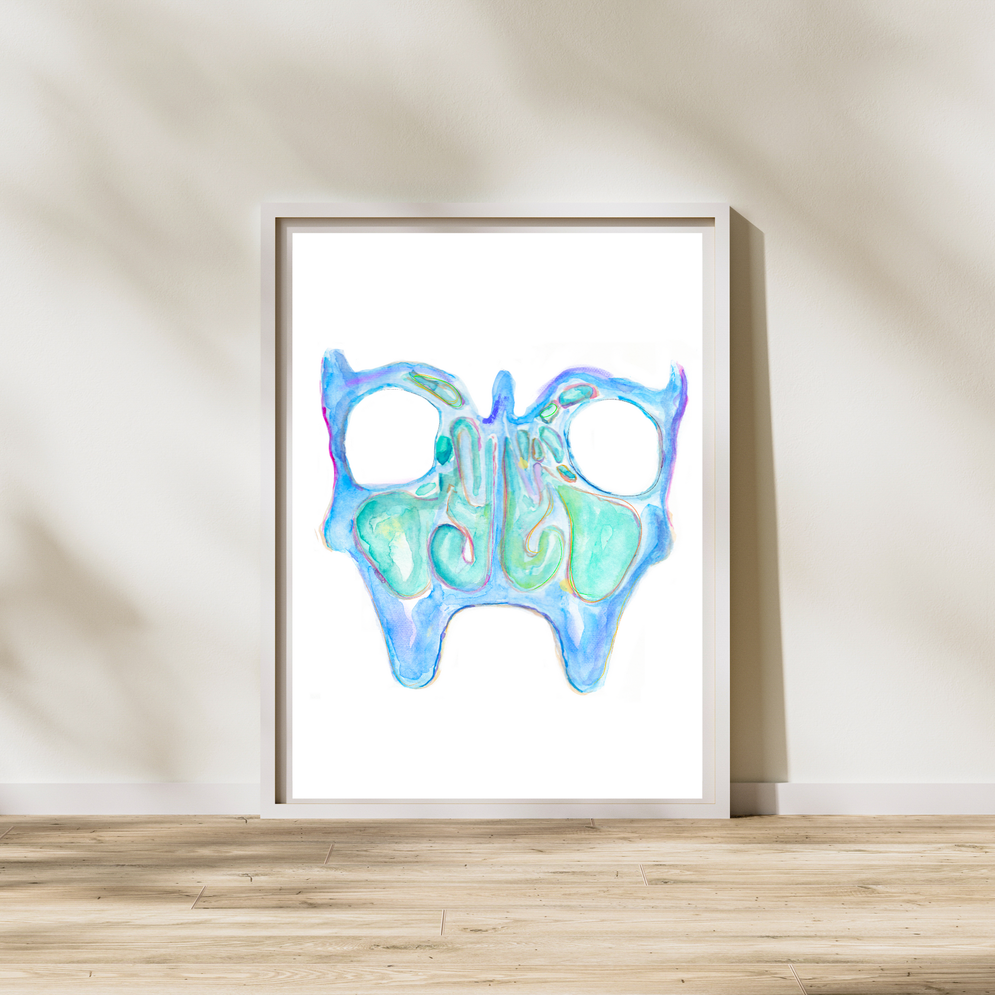 Sinus Anatomy Art Print