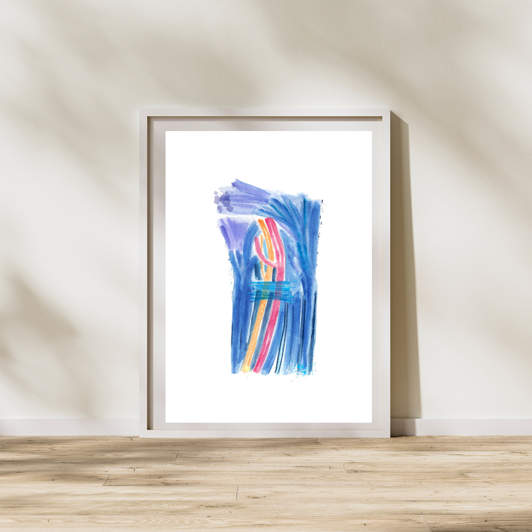 Carpal Tunnel Hand and Wrist Anatomy Art Print