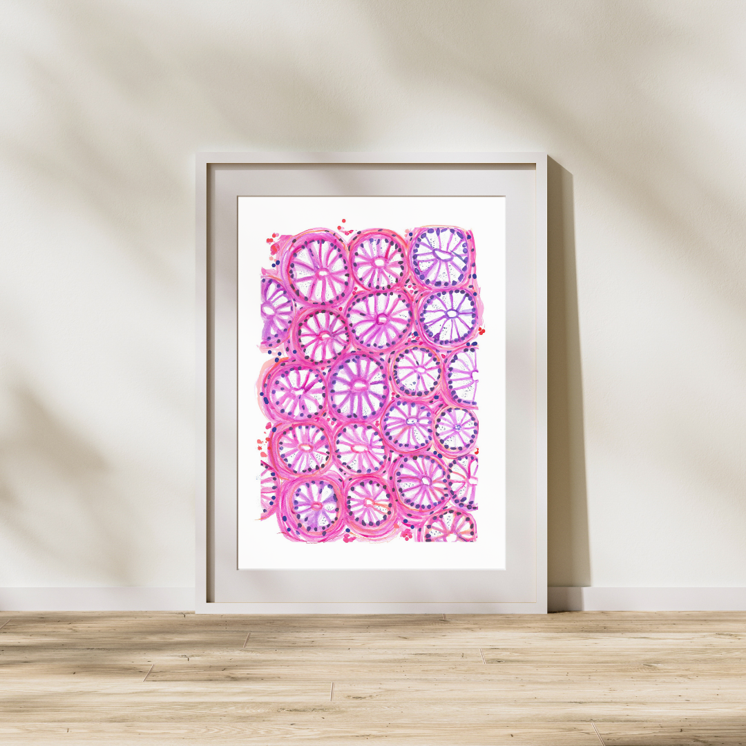 Colon Histology Art Print