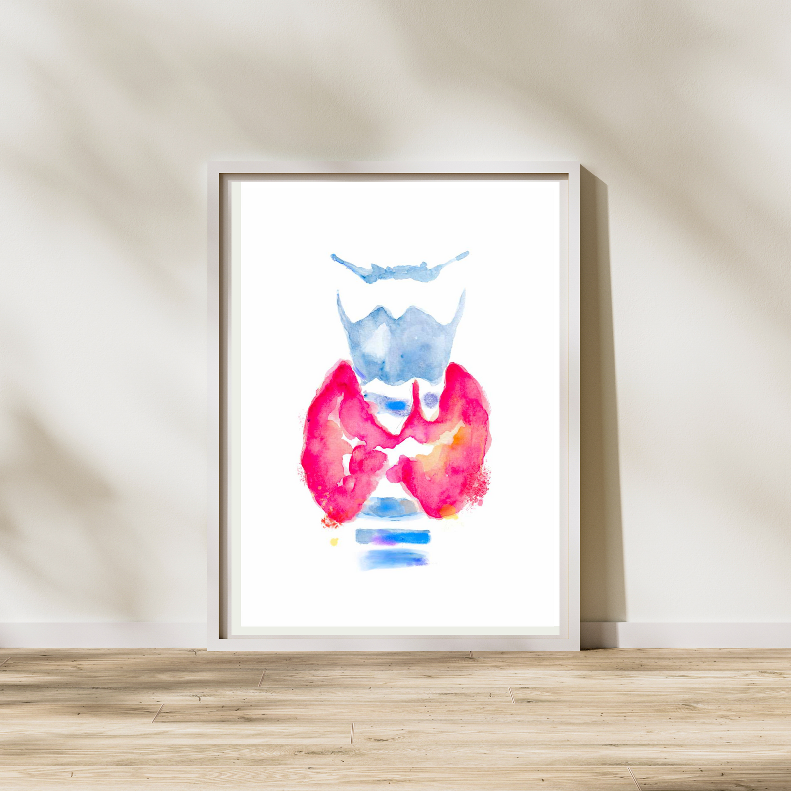 Thyroid Gland Abstract Anatomy Art Print