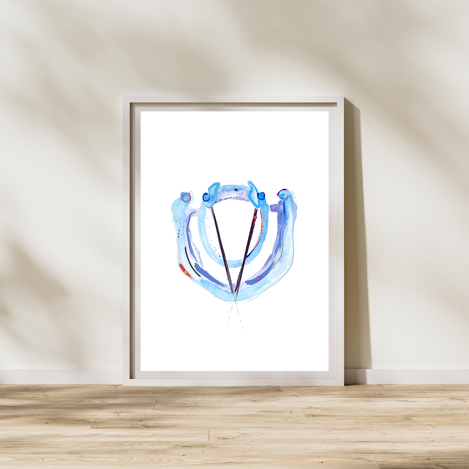 Vocal Cords Anatomy Art Print