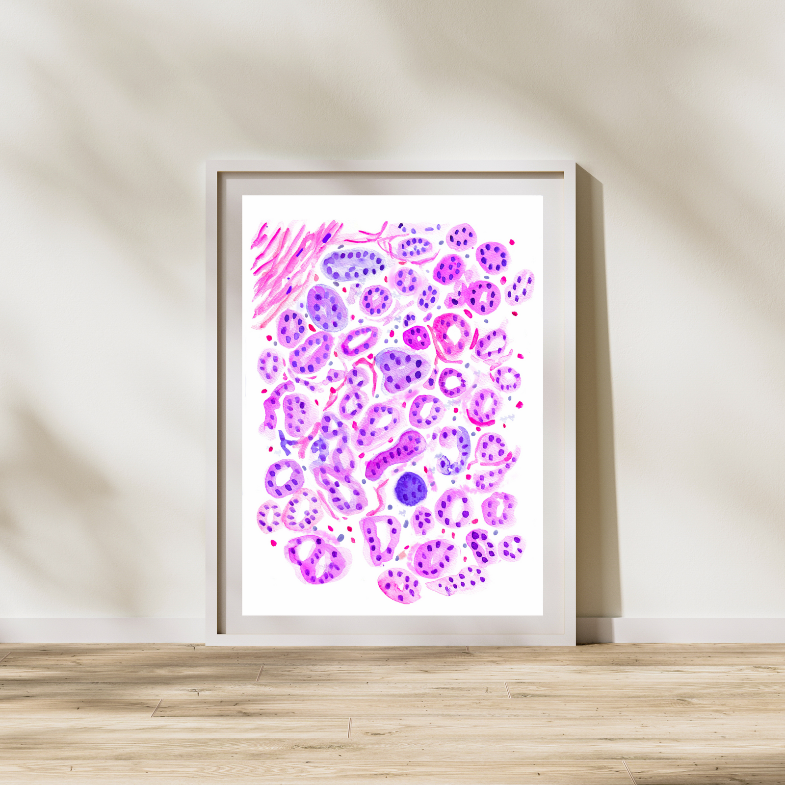 Breast Histology Art Print