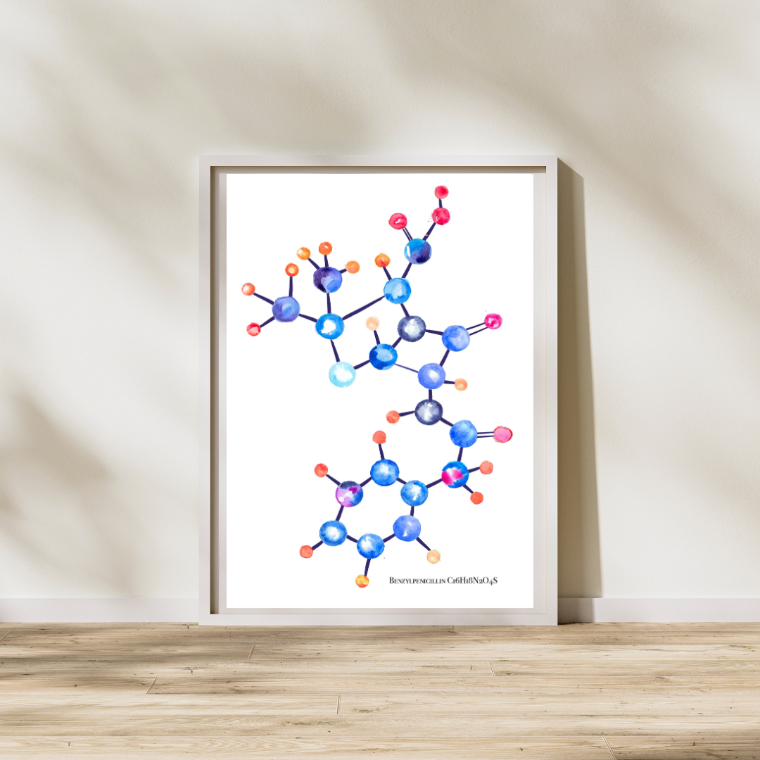 benzylpenicillin art print