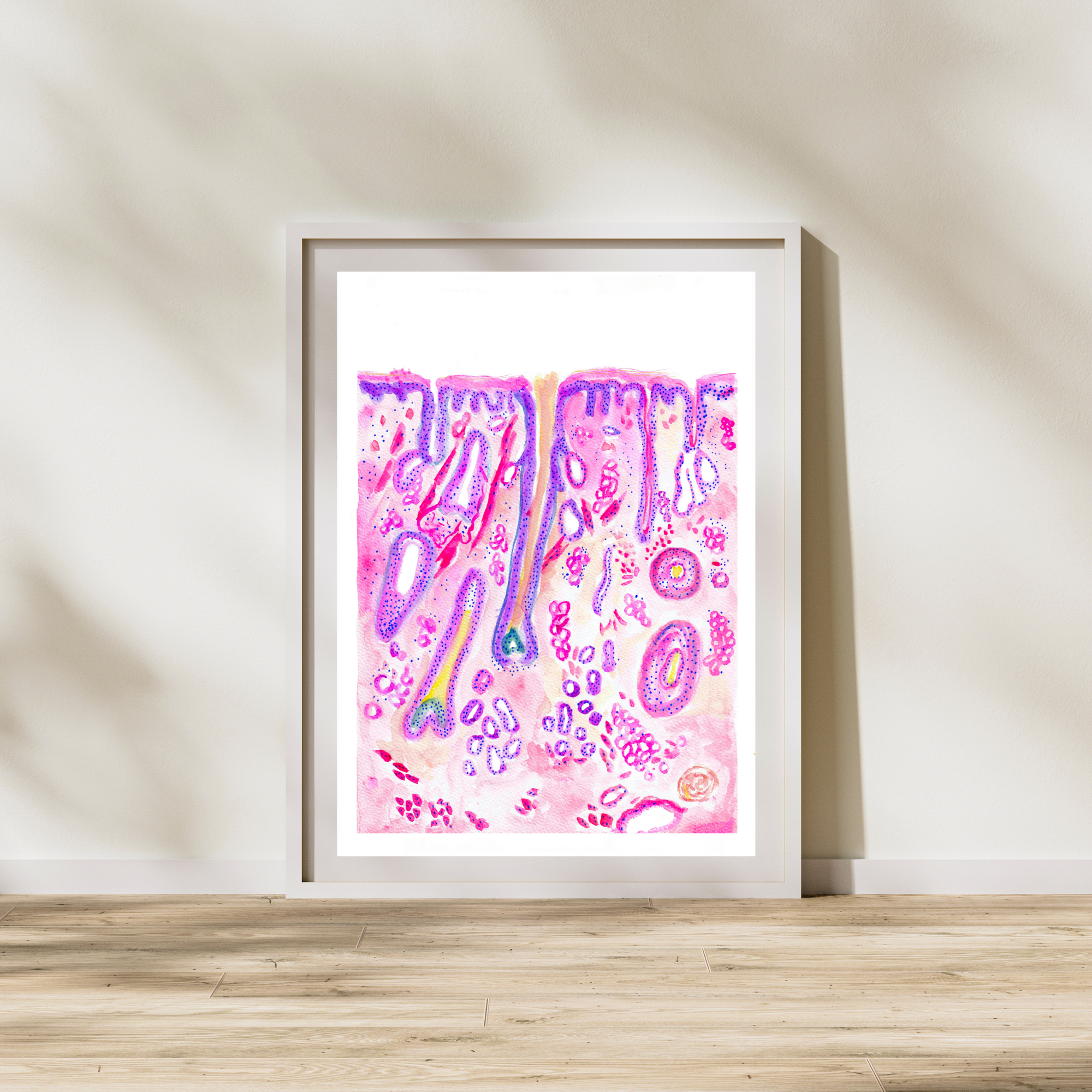 Hair Follicle Histology Art Print