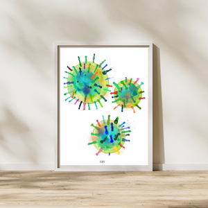 EBV Microbiology Art Print