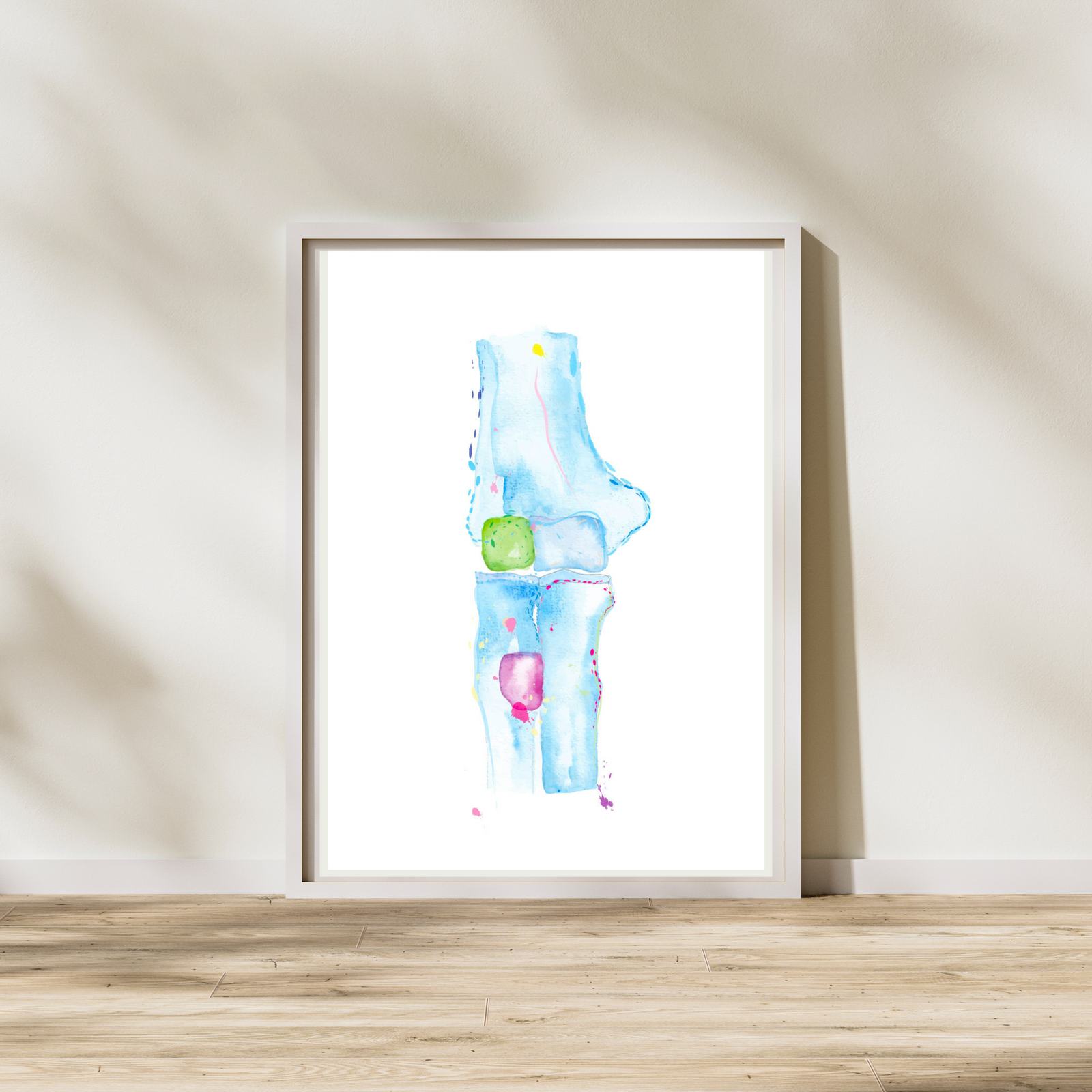 Elbow Anatomy, Orthopedic Surgery and Physical Therapy Office Art Print