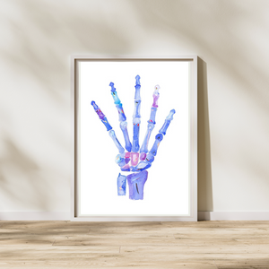 Hand Anatomy Art Print