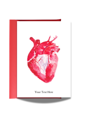 Heart Anatomy Valentine´s Day Card